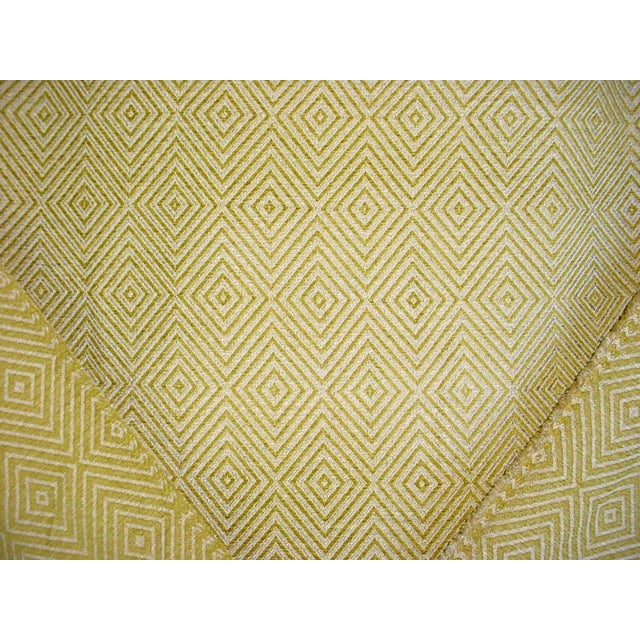 Valdese Circa 1801 Ambrose Chartreuse Diamond Chenille Upholstery