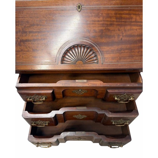 Antique Mahogany Secretary Desk For Sale - Image 11 of 12