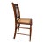 1920's Victorian American Chestnut Cane Seat Side Desk Chair For Sale - Image 4 of 17