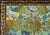 Large Vintage Oil Painting Balinese Scene Colorful Framed For Sale - Image 4 of 13