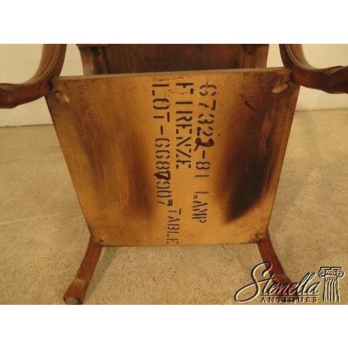 Pair Hickory White Country French End Tables For Sale - Image 9 of 9