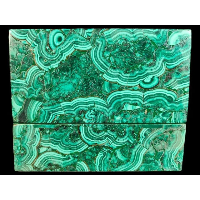 Malachite Box, 20th Century For Sale - Image 3 of 11
