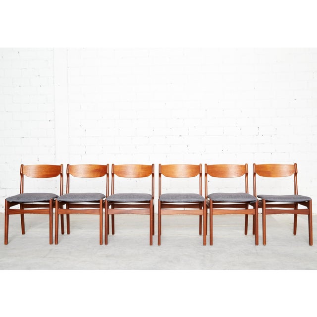 Teak Dining Chairs by Erik Buch for Anderstrup Møbelfabrik, 1960s, Set of 6 For Sale - Image 11 of 11