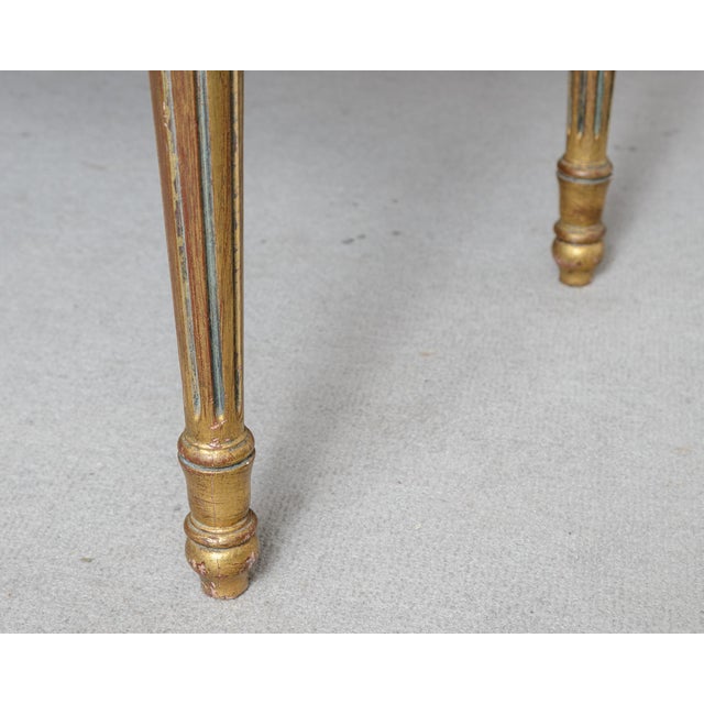 Pair Gilt-Wood Louis XVI Style Benches, For Sale - Image 16 of 17