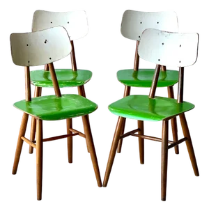 Dining Chairs from Ton, 1960s, Set of 4