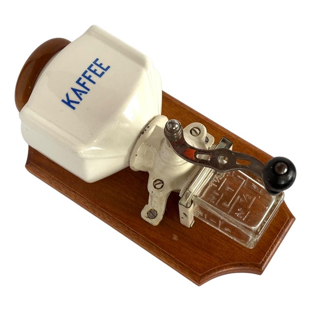 Antique Wall-Mounted Coffee Grinder from Mill Pede Kitchen, 1920s For Sale