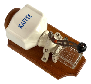 Antique Wall-Mounted Coffee Grinder from Mill Pede Kitchen, 1920s