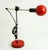 Postmodern Postmodern Red Table Lamp by Veneta Lumi Italy 1970s For Sale - Image 3 of 12