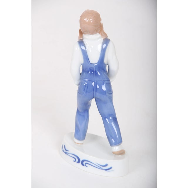 Bing & Grondahl Girl Figurine by Søren Brunoe for Bing & Grondahl, 1982 For Sale - Image 4 of 7