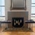 Brass Fire Fender With Purple Velvet Seating For Sale - Image 4 of 6