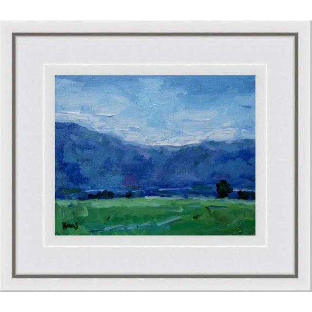 Genoa Hills, Nevada Original oil painting Oil on linen panel. 10x8 Signed Haas Unframed. Frames shown are for sample only.