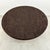 Vintage 70s Chocolate Brown Cork Round Dining Table – MCM Postmodern Retro 80s For Sale - Image 9 of 10