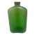 Green Glass Water Bottle Circa 1930 For Sale