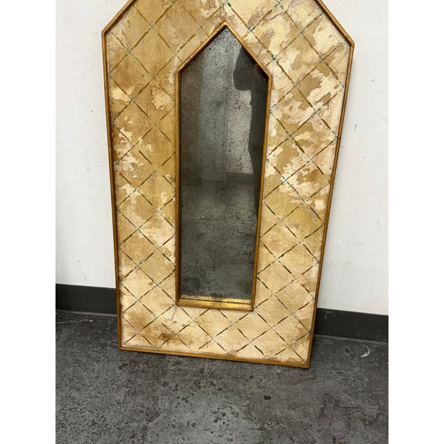 Vintage Italian Fresco Wall Mirror For Sale - Image 4 of 12