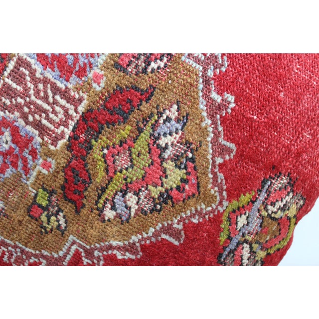 1960s Turkish Decorative Pillow Cover - 20”x20.5" For Sale - Image 5 of 12