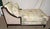 Wood Ballard Designs Chaise Lounge Dark Wood Frame Upholstered Freya Multi Botanical For Sale - Image 7 of 12