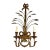 Pair of 19th Century Italian Giltwood Wheat Sconces For Sale