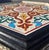 Hand-Painted Moroccan-Style Hexagonal Side Table, Musharabi Beige For Sale - Image 4 of 6
