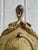 Early 20th Century Antique Ornate Bronze French Empire Style Garland Sconce With Versace Style Sunface Detail For Sale - Image 5 of 7