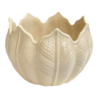 Ivory Porcelain Bowl by Lenox U S A For Sale