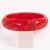 Bakelite Carved Bracelet Bangle Magenta Red Marble For Sale - Image 4 of 5