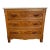 19th-Century American Victorian Burl Walnut & Tiger Oak Marble Top Chest of Drawers For Sale