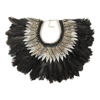 Feather and Shell Wall Hanging For Sale