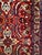 Vintage Persian Lilian Rug, Handknotted Wool, Geometric Pattern, Red & Ivory, 3x7 For Sale - Image 17 of 18