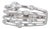 0.37ctw Diamond Orbite Multiband Ring 14k White Gold Size 5.25-5.5 For Sale