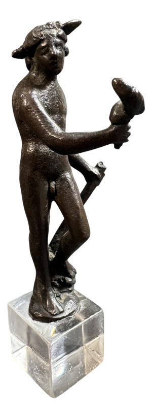 Small Florentine Bronze Sculpture Depicting a Satyr, 1500s