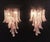 1990s Vintage Italian Murano Wall Lights with Pink and Lattimo Glass Petals, 1990, Set of 2 For Sale - Image 5 of 15