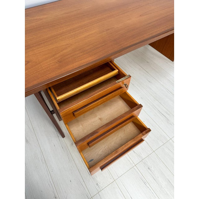 Vintage Danish Teak Writing Desk by Peter Løvig Nielsen for Løvig, 1960s For Sale - Image 6 of 17