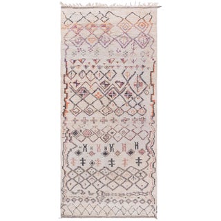 Doris Leslie Blau Moroccan Vintage Rug – Intricate Tribal Geometry For Sale