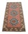 Hand Knotted Turkish Rug Low Pile Muted Small Rug Entry Decor Kitchen Mat - 21" X 40" For Sale - Image 6 of 14