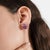 These elegant 4.18 carat natural ruby and diamond stud earrings are crafted in 925 sterling silver and feature a geometric...