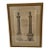 18th C. Architectural Folio Engraving: Columns of Trajan & Antoninus Provenance Custom Framed by J. Pocker & Son, Nyc For Sale