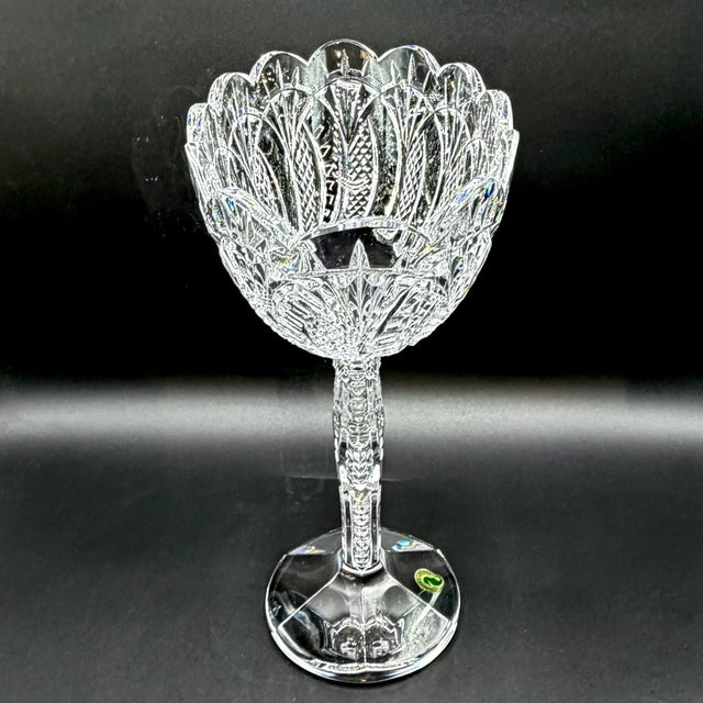 Waterford Crystal Seahorse Pedestal Centrepiece Bowl with Original Box, 1980s For Sale - Image 16 of 18