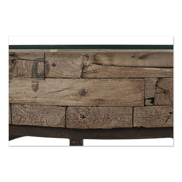 Industrial Industrial Coffee Table, 1920s For Sale - Image 3 of 5