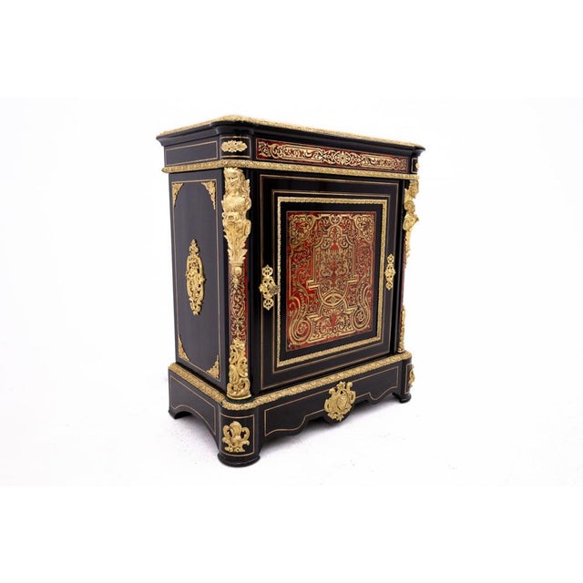 Antique Mid-19th Century Boulle Chest of Drawers, France For Sale - Image 15 of 17