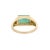 2.76 Carat Prong Set Emerald Signet Ring Size 6.5 For Sale - Image 11 of 17