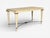 Neoclassical, Coffee Table, Travertine, Wood, Bronze, Usa, 1960s For Sale - Image 4 of 10