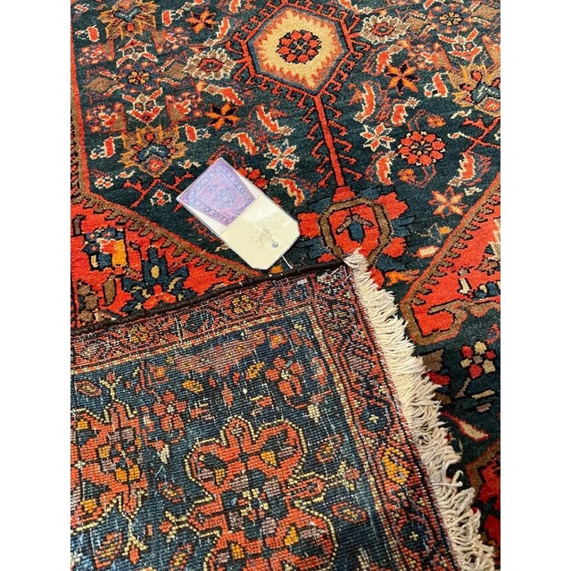 Brick Red Antique Sarouk Rug 5.1 X 3.5 For Sale - Image 8 of 8