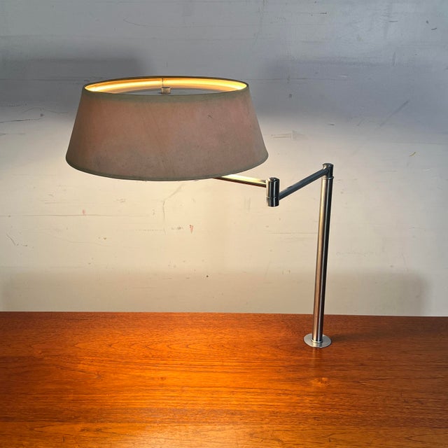 C. 1970s Unique Studio Craft Modernist Rosewood and Teak Doctor's Desk For Sale - Image 14 of 14