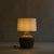 A French ceramic table lamp from the 1960s, hand-crafted in Vallauris—a picturesque seaside village in the South of France...