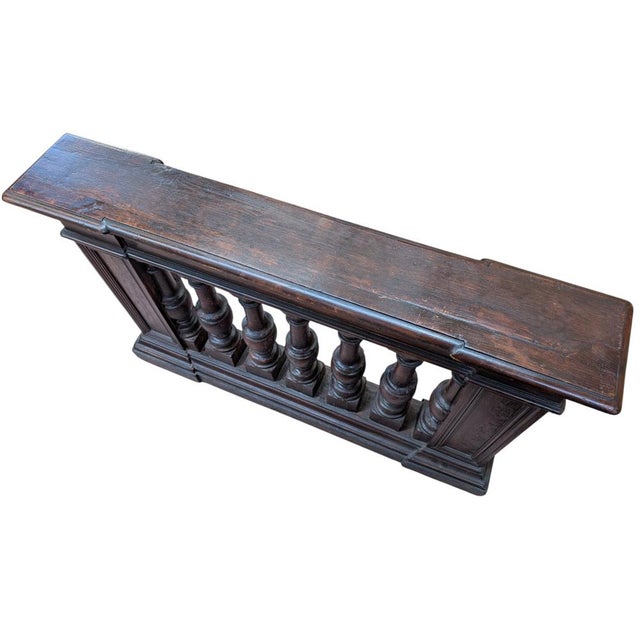 Walnut Balustrades, Italy, Set of 2 For Sale - Image 5 of 13