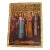19th Century Russian Icon of Five Saints and the Mother of God 9" H For Sale