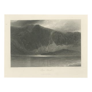 After E.M. Wimperis, Edmund Morison Wimperis, Llyn Idwal, Snowdonia, 1876, Engraving For Sale