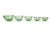 Vintage Uranium Glass Glowing Nesting Bowls by Hazel Atlas - Set of 5 For Sale - Image 15 of 17