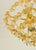 Glass Vintage Murano Glass Fruit Chandelier, 58 Drops, Gilt Metal, 4-Light, 1970s For Sale - Image 7 of 9