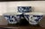 Late 19th Century Antique Chinese Hand-Painted Blue & White Porcelain Bowls, C. 1800s-Set of 6 For Sale - Image 5 of 8